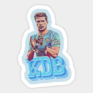 Manc Blue - Kevin De Bruyne - KDB Sticker